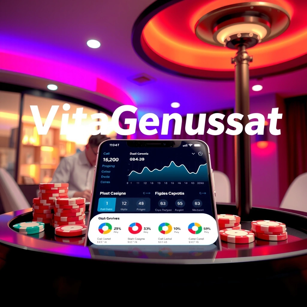 Atmosphärischer Casino-Hintergrund